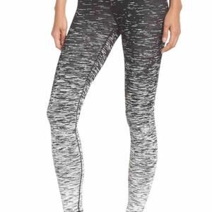 ZELLA Leggings Ombre High Rise Static Reversible XS Compression Black White